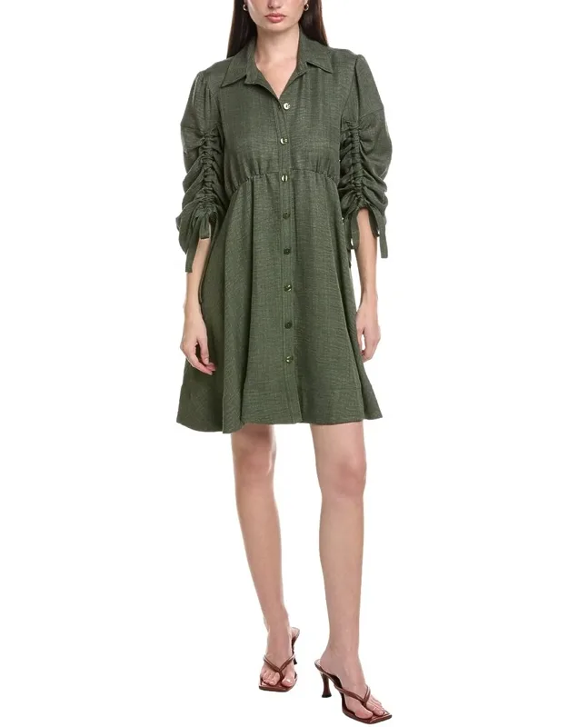 Twill Airflow Mini Dress