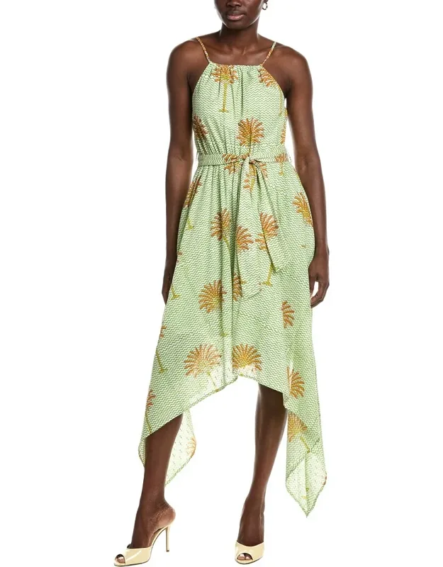 All Over Halter Midi Dress