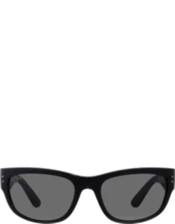 Mega Balorama Ultra Black Square Sunglasses