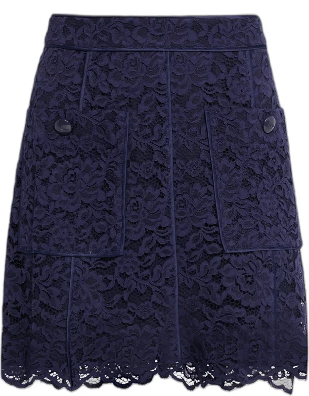 Riven Lace Mini Skirt