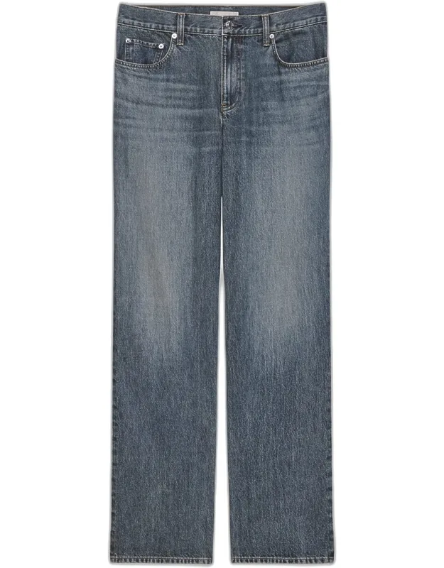 Wardrobe Wide-leg Denim Jeans
