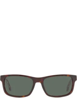 Carrera Green Rectangular Sunglasses 57 Mm Lens Width, 18 Mm Lens Bridge
