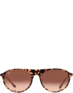Pink Gradient Black Square Sunglasses