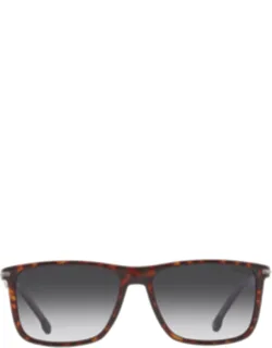 Carrera Grey Shaded Rectangular Sunglasses 57 Mm Lens Width, 16 Mm Lens Bridge
