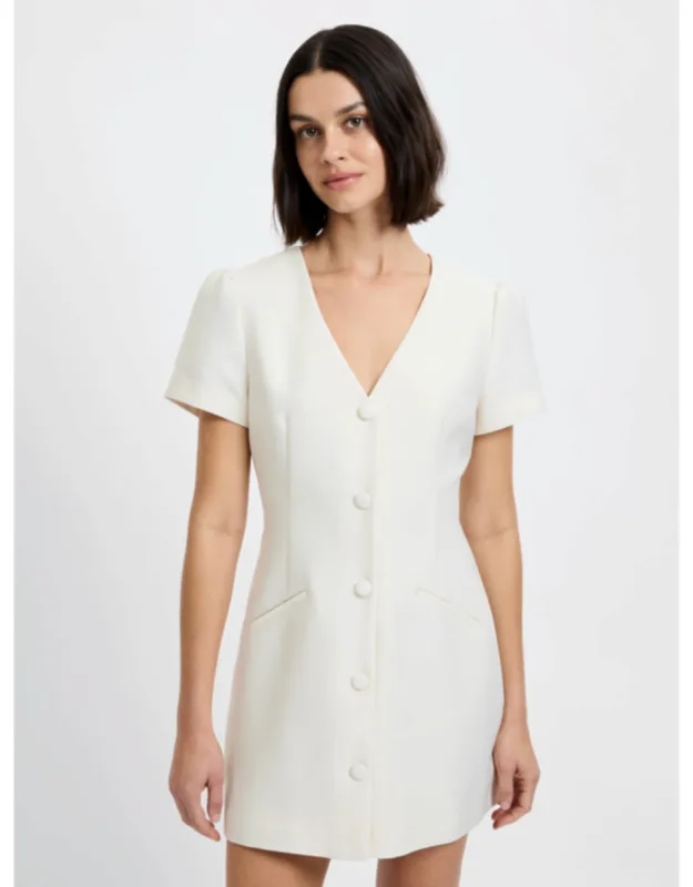 Structured Taffeta Mini Dress