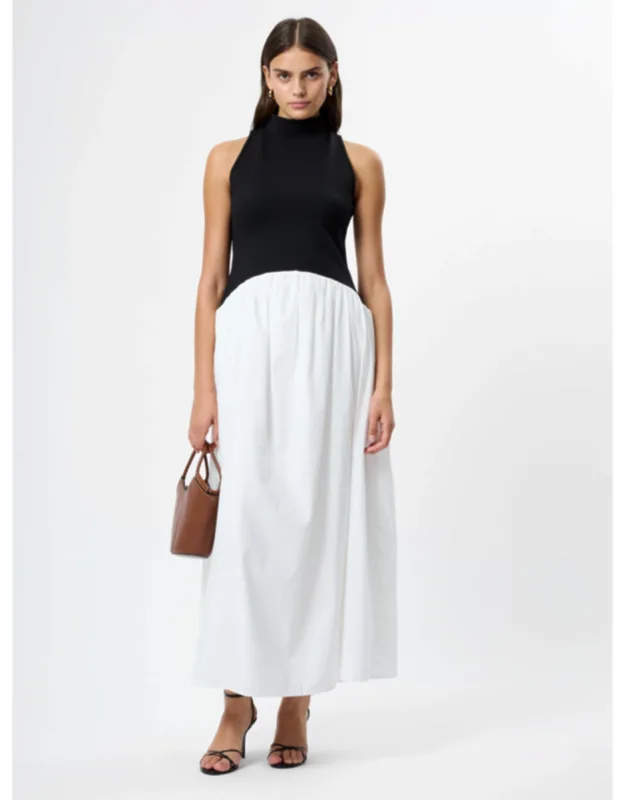 Ponte Combo Maxi Dress