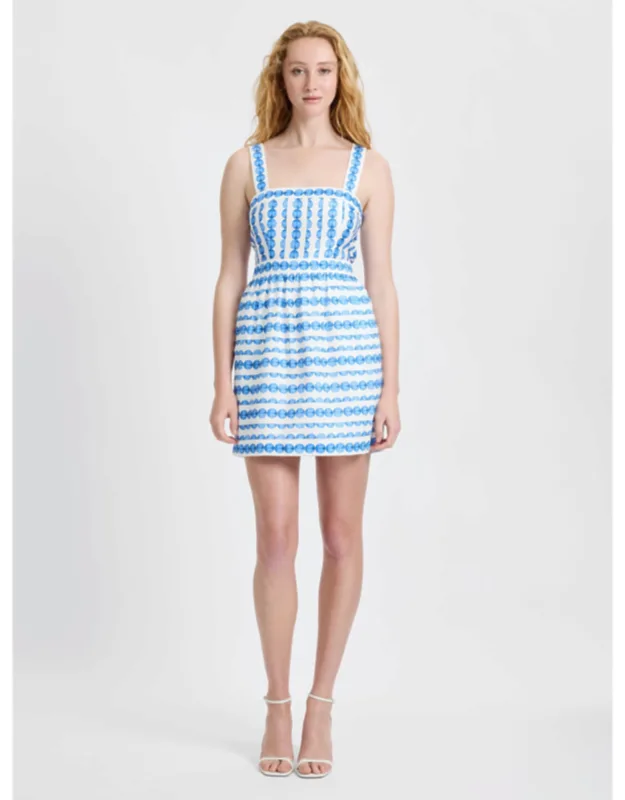 Structured Taffeta Mini Dress