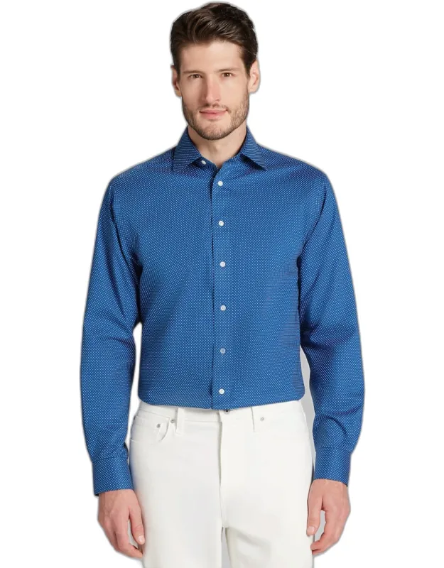 Tailored Fit Comfort Fit Patterned Dress Shirt