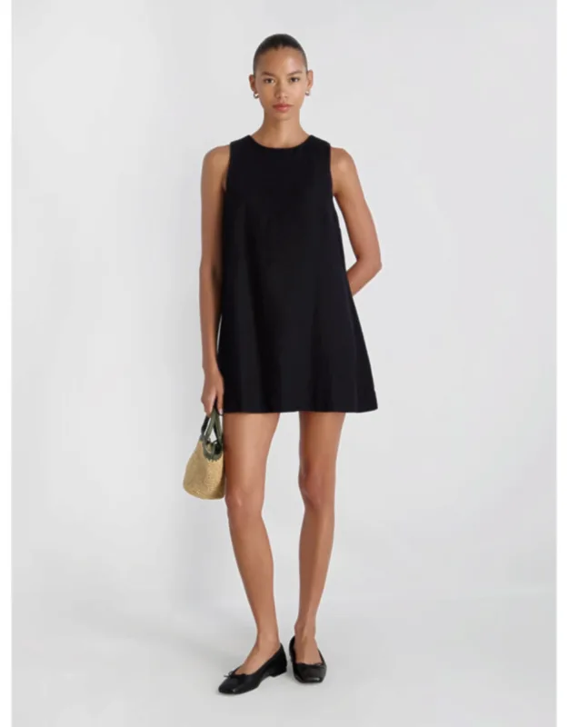 Linen Sleeveless Mini Dress