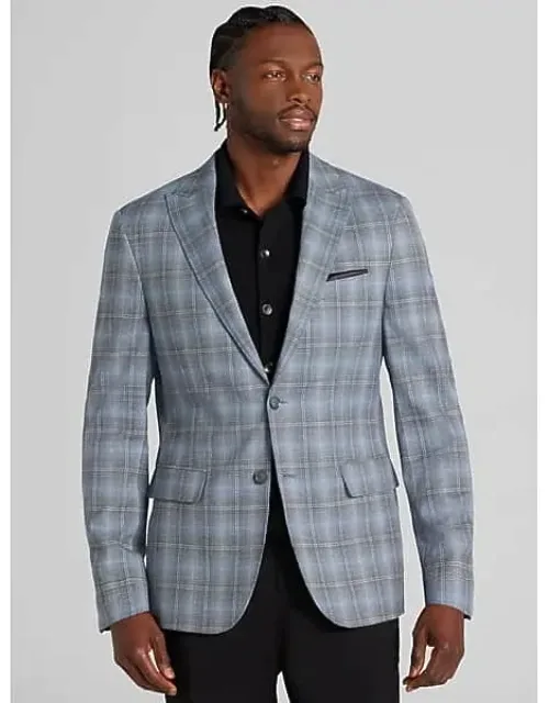 Classic Fit Plaid Sport Coat