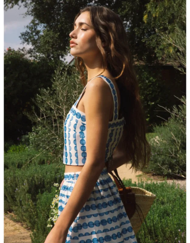 Structured Taffeta Top
