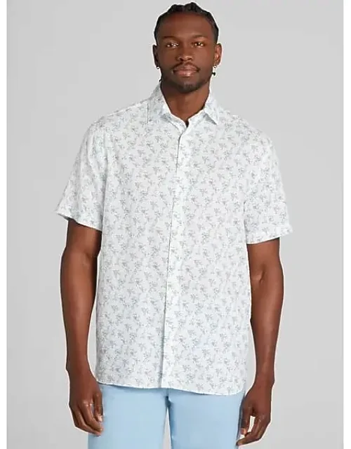 Classic Fit Short Sleeve Button Up Shirt