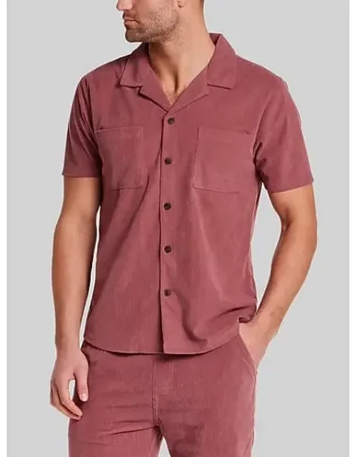 Regular Fit Corduroy Camp Shirt