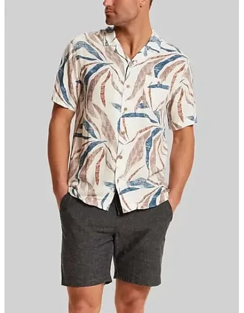 Regular Fit Short Sleeve Camp Shirt