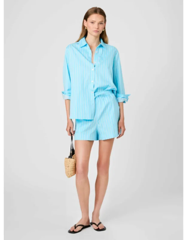 Poplin Stripe Shorts
