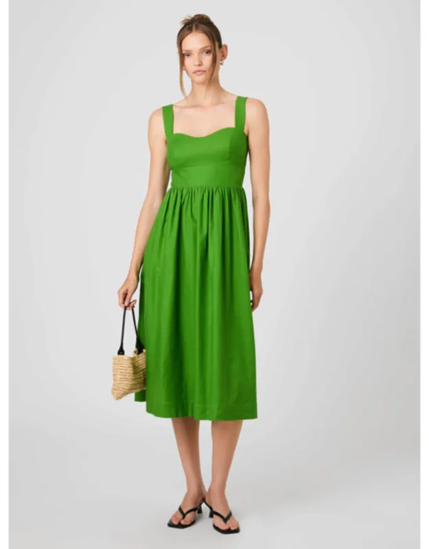 Linen Midi Dress