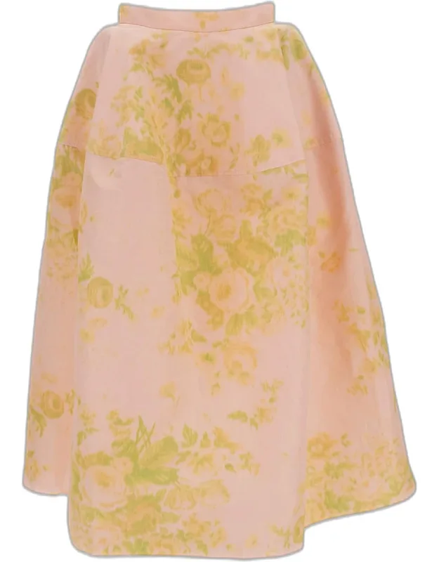 Midi Chiné Linen Skirt
