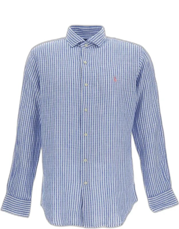 Striped Seersucker Shirt