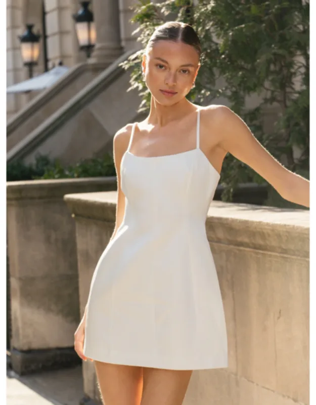 Satin Mini Dress