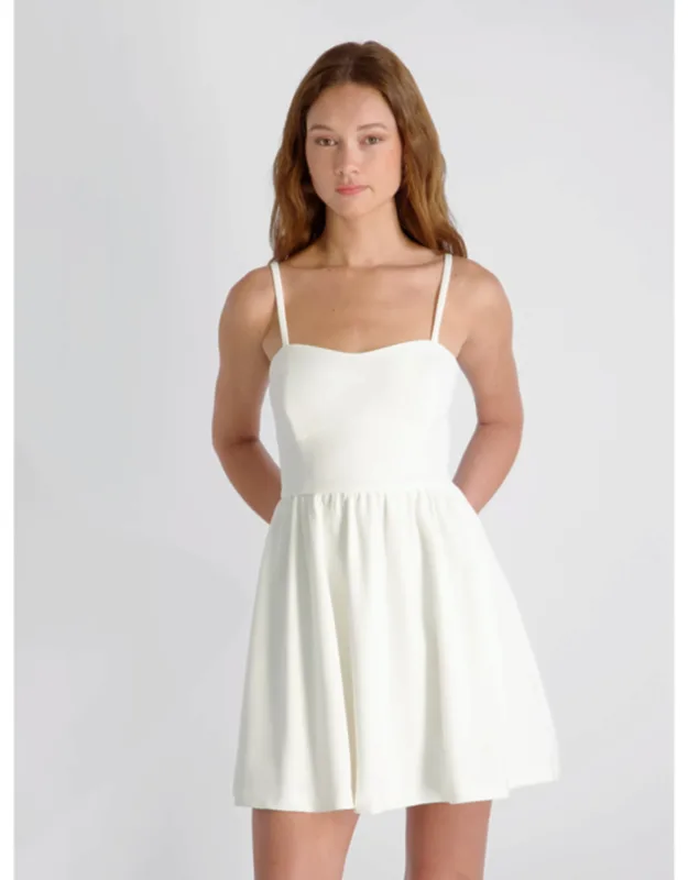 Whisper Multi Seam Strappy Mini Dress