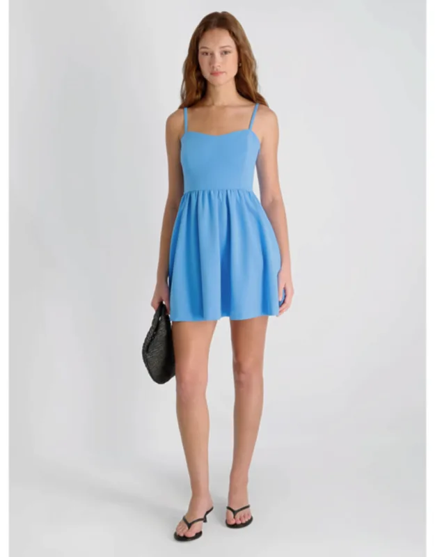Whisper Multi Seam Strappy Mini Dress