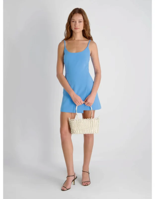 Whisper Scoop Neck Envelope Mini Dress