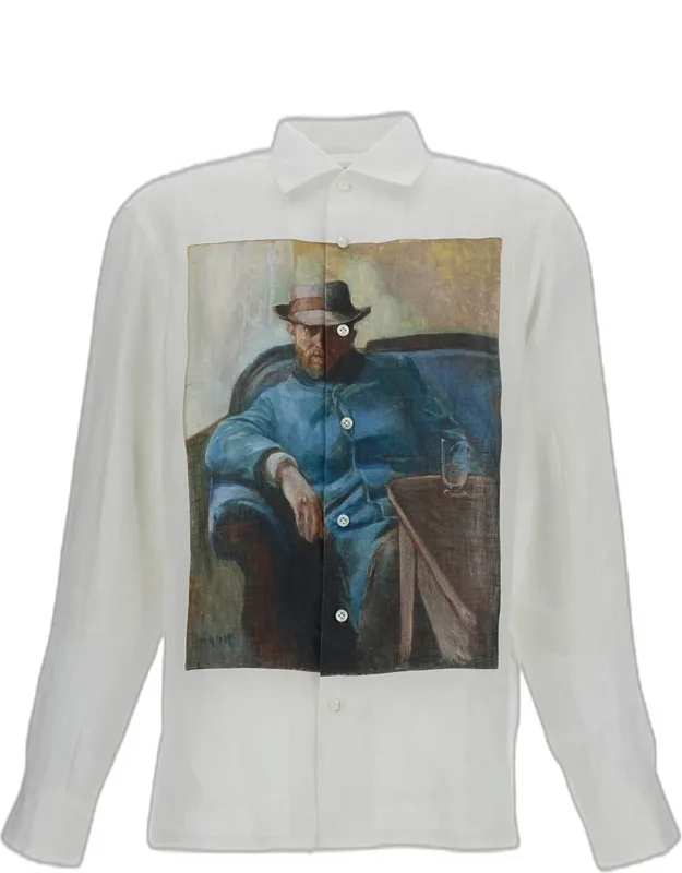 Printed Linen Shirt