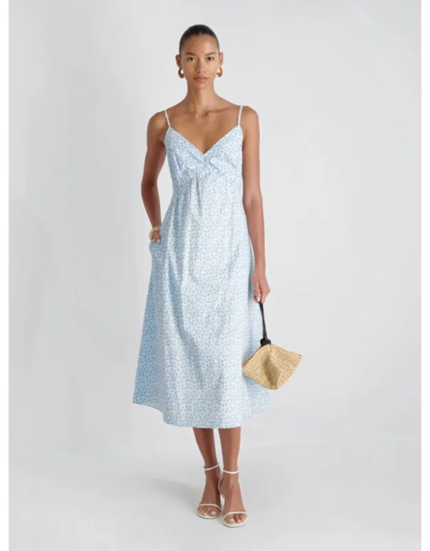 Rhodes Poplin Midi Dress