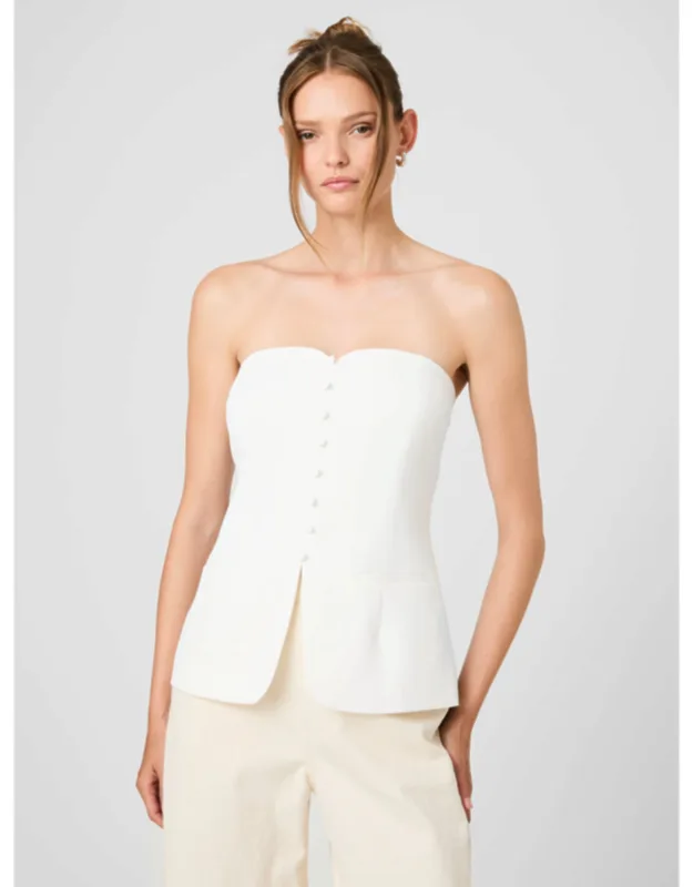 Suiting Strapless Top