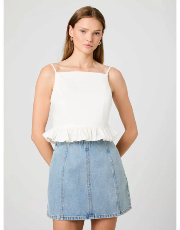Ruffle Peplum Top