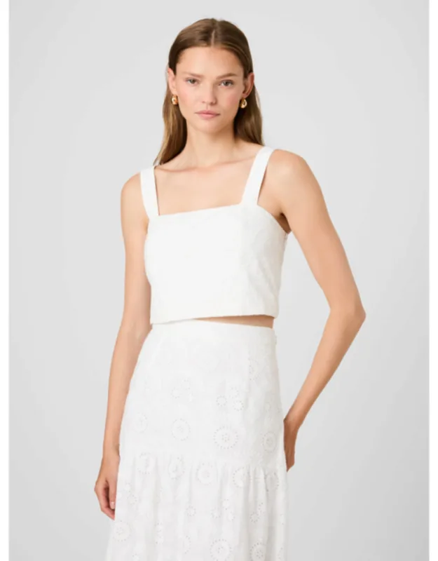 Floral Eyelet Top
