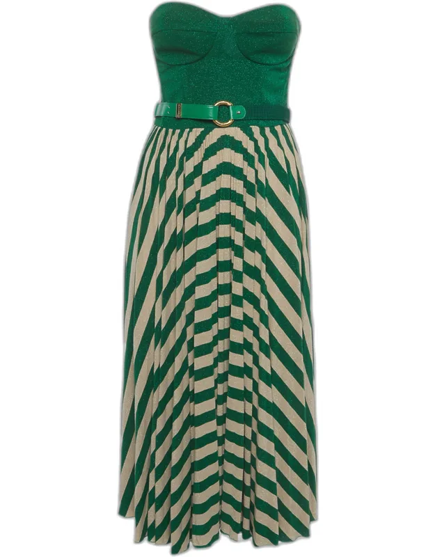 Lurex Knit Corset Dress