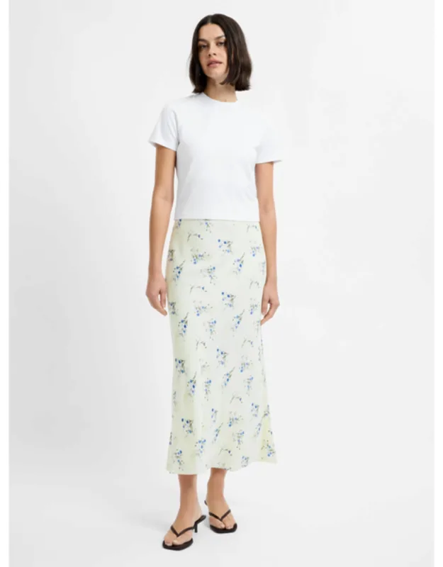 Fleur Bias Midi Skirt