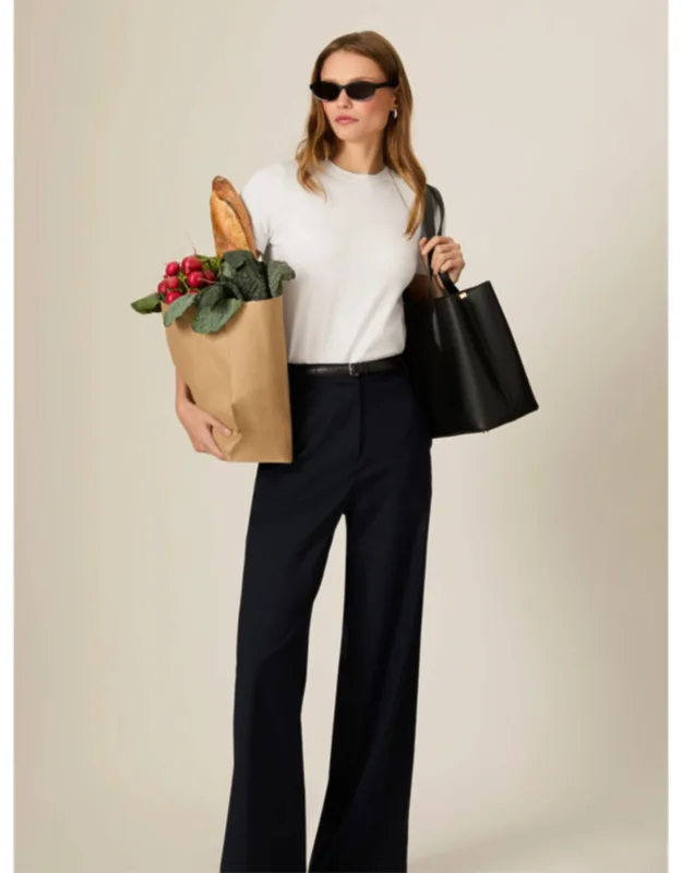 Lightweight Twill Relaxed Trousers