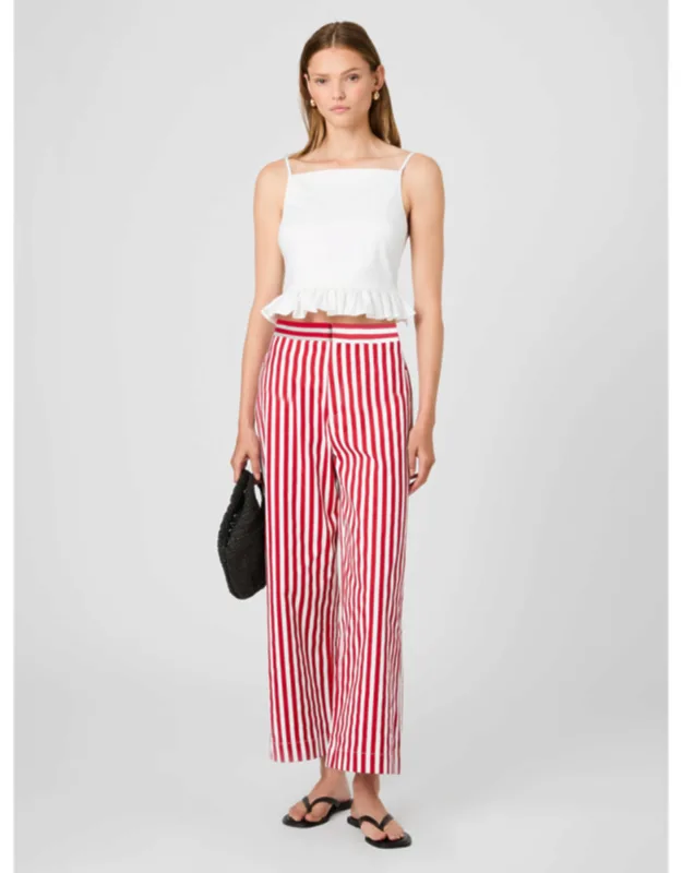 Keller Cotton Striped Trousers