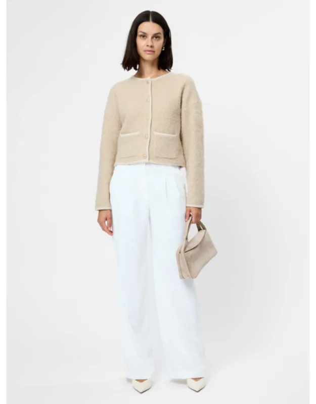 Boucle Knit Cardigan