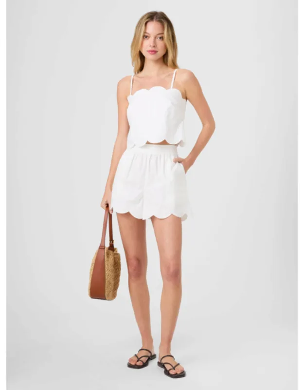 Cotton Embroidered Shorts