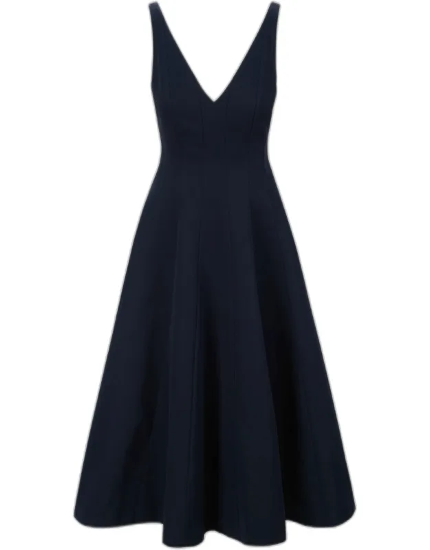 Marieta Grosgrain Midi Dress