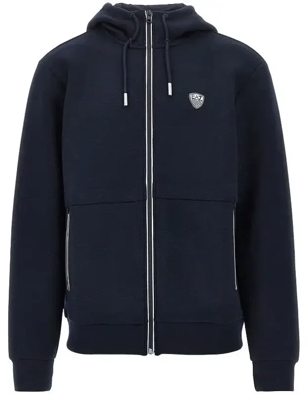Stretch Jersey Full-zip Hoodie
