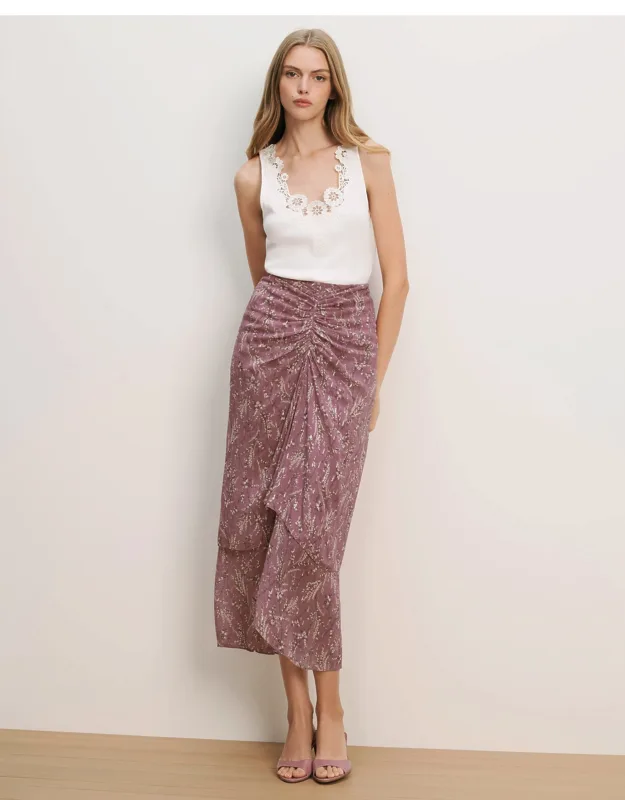 Floral Midi Skirt