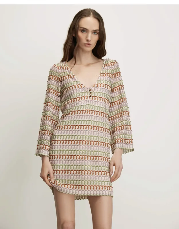 Novien Crochet Mini Dress