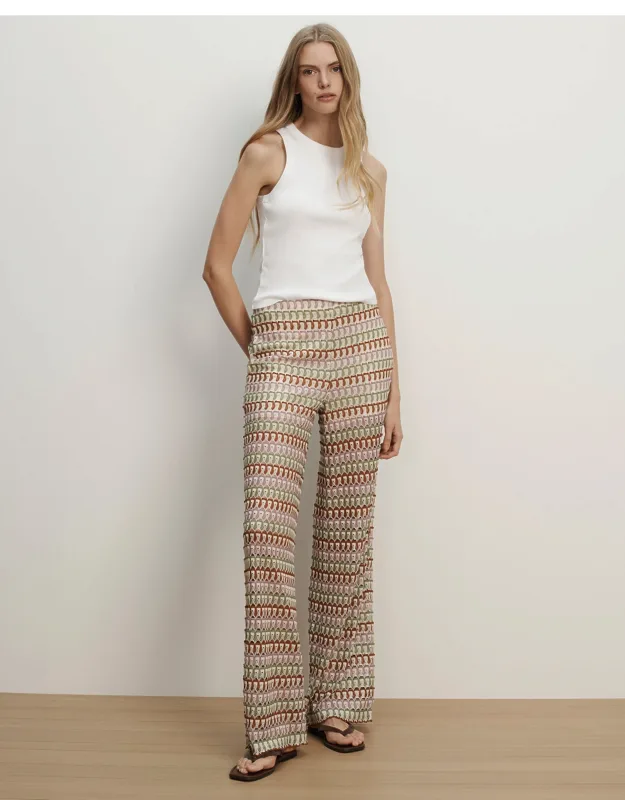Fatima Crochet Wide-leg Pants