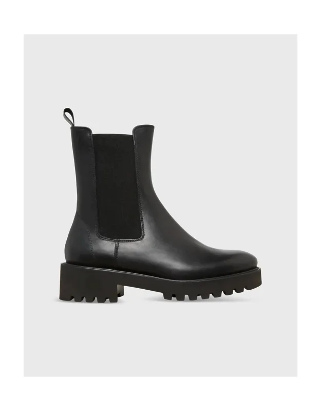 Tall Lug Sole Chelsea Boots