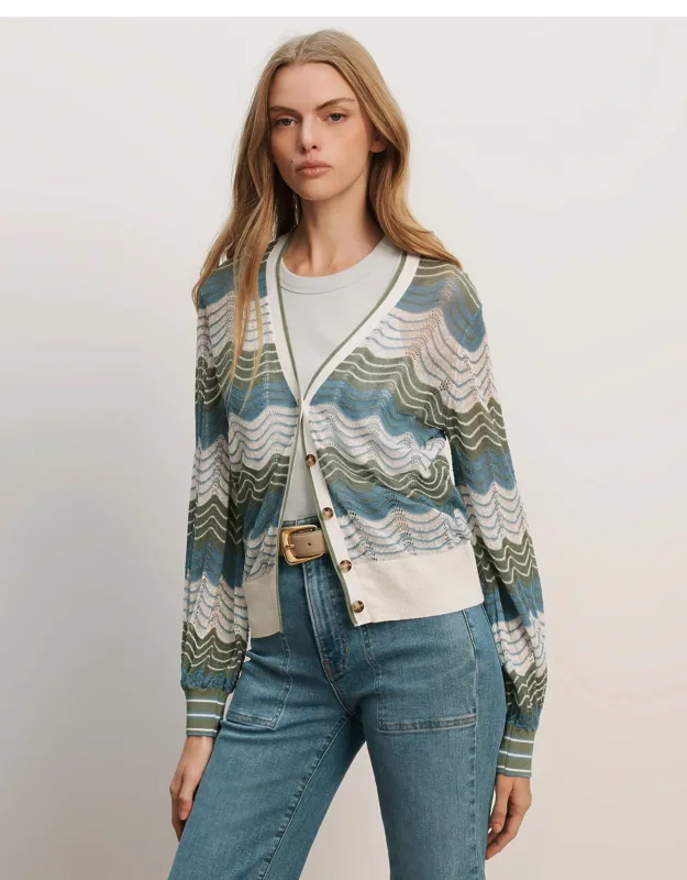 Linen-blend Cardigan