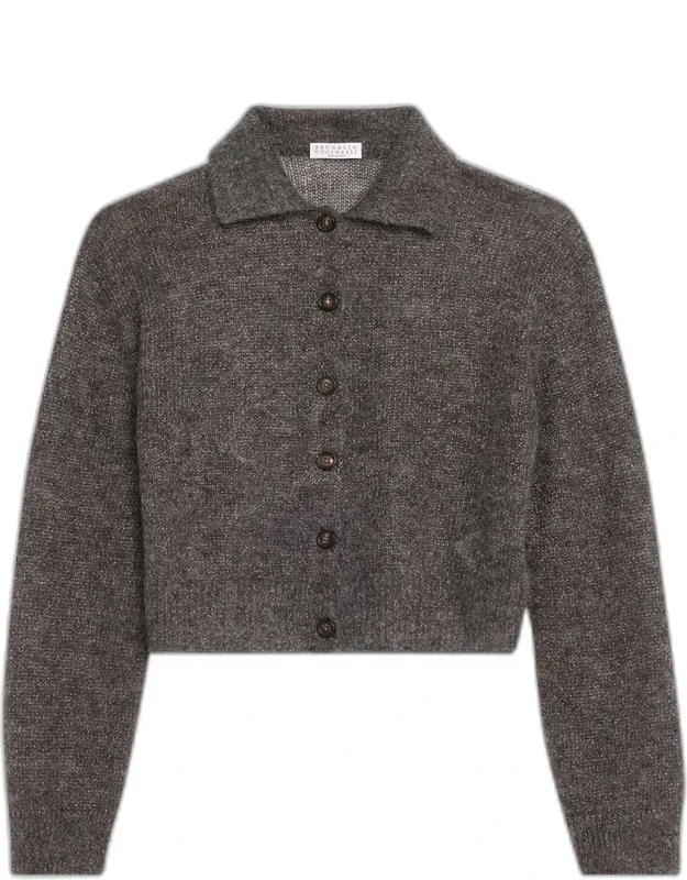 Cashmere Collared Cardigan