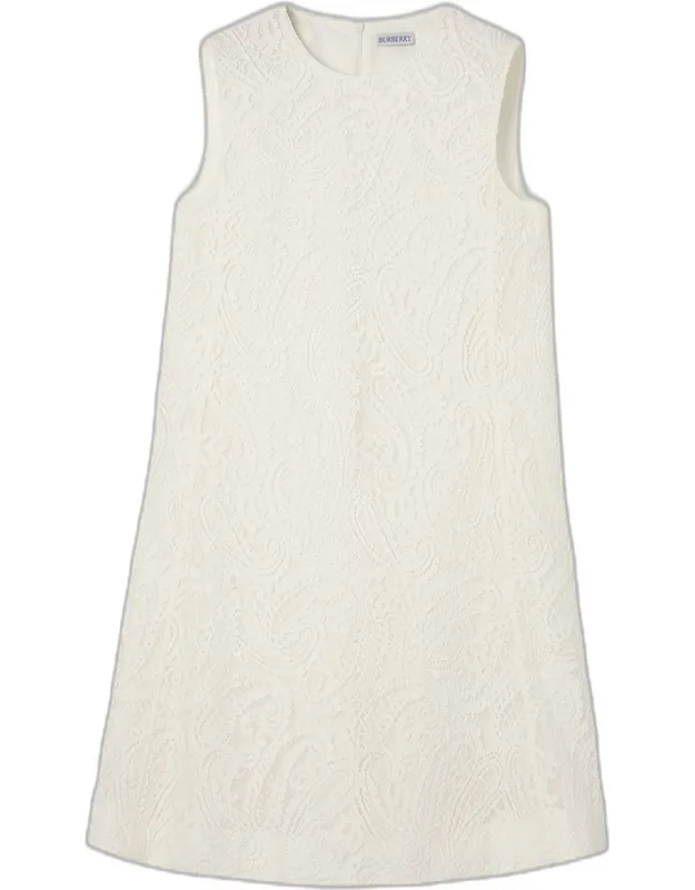 Elysande Paisley Lace Sleeveless Mini Dress