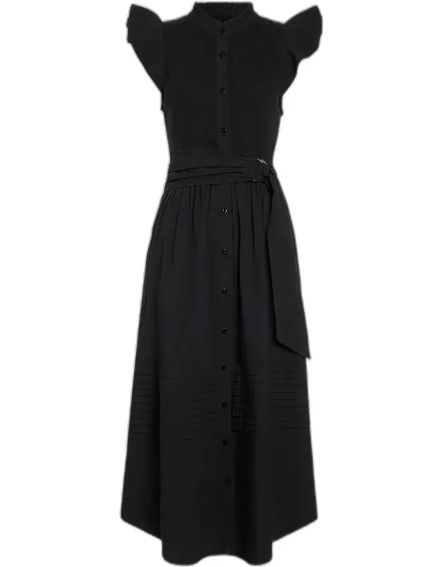 Belted Midi Shirtdress