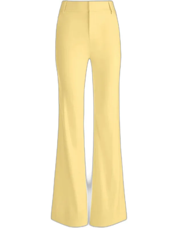 Linen-blend Flare Pants