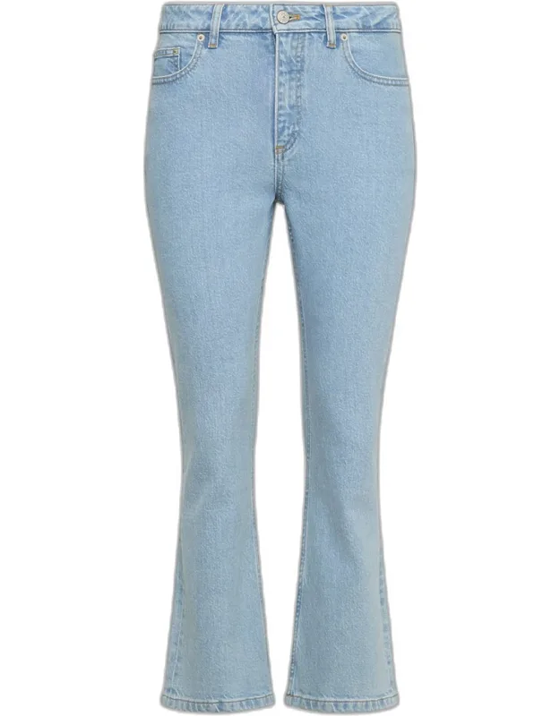 Cropped Kick-flare Jeans