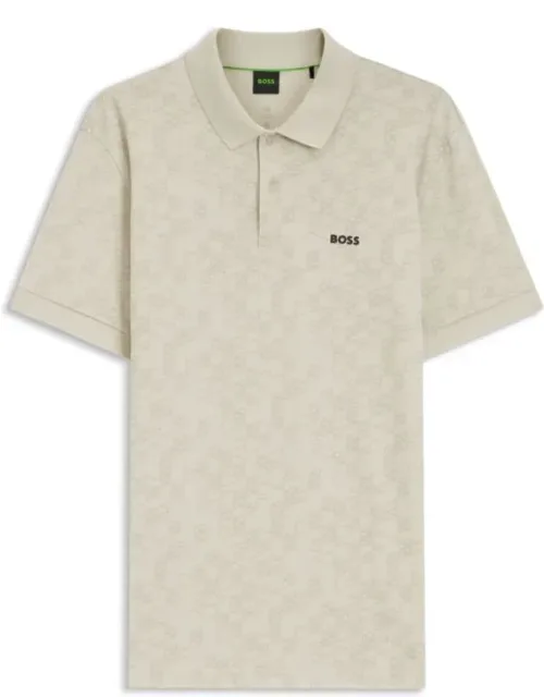Polo Shirt With All-over Print